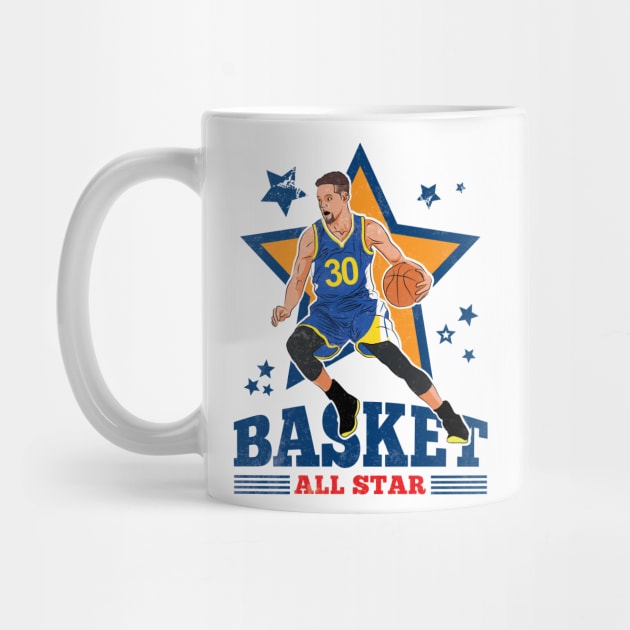 Curry Basketball Steph San Francisco 30 All Star by TEEWEB